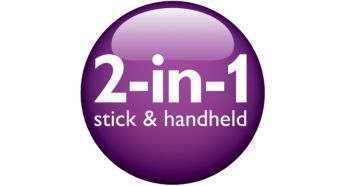 2-in-1 functionality for cleaning floors and furniture