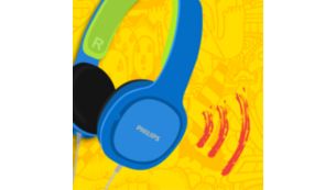 Casque audio pour enfants SHK2000BL Bleu PHILIPS à Prix Carrefour