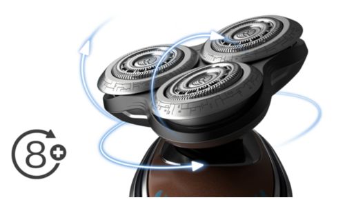 Le testine si flettono in 8 direzioni diverse per un risultato straordinario