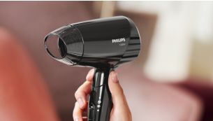 Philips 1200W Hair Dryer Concentrator focuses the airflow for a polished, shiny look