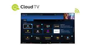 Cloud TV ofrece canales adicionales en tu televisor