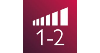 Two flexible heat and speed settings for more control