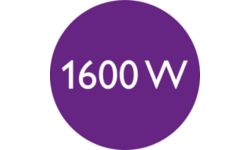 Мощность 1600 Вт для бережной сушки