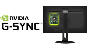 NVIDIA G-SYNC™ で、スムーズで高速なゲーミング体験を実現