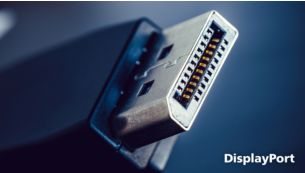 การเชื่อมต่อ DisplayPort เพื่อสัญญาณภาพสูงสุด