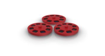 Dodatkowe kółeczka z obrazkami w zestawie