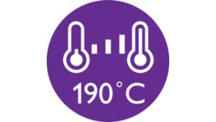 190C styling temperature