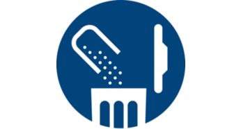 Easy to operate dust container for quick disposal of dirt