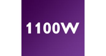 Puissance élevée de 1 100 W