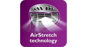 Công nghệ AirStretch cho hiệu quả ủi tốt hơn chỉ trong một lần ủi