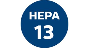 HEPA13 с HEPA AirSeal задържа над 99% от праха