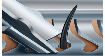 Perfectly guides hairs for a close shave with V-Track blades