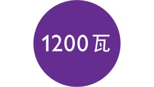 1200 瓦轻柔吹干，打造靓丽发型