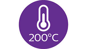 Professional 200°C styling temperature