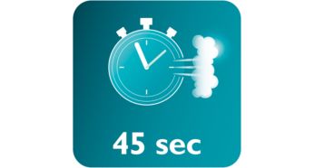 Temps de chauffe rapide