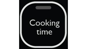 Il timer facile da programmare indica lo stato del processo di cottura