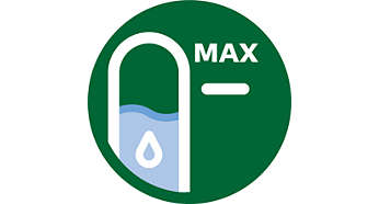Indicator nivel apă şi mâner pentru utilizare uşoară