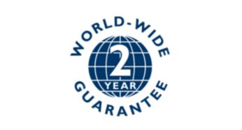 2 year world-wide warranty