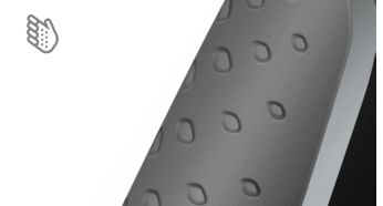 Textured grip for better control