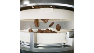 20.000 Tassen aromatischer Kaffee dank langanhaltendem Keramikmahlwerk