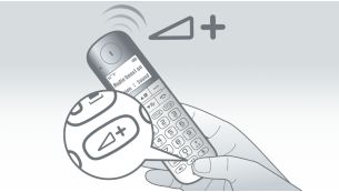 Philips Téléphone sans fil XL4951S Blanc