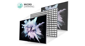 Micro Dimming optimizes the contrast on your TV