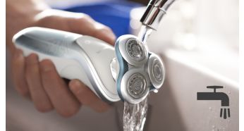 Самобръсначката може да се изплаква с течаща вода
