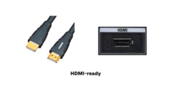 HDMI for quick digital connection