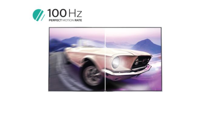 100Hz PMR for sharp moving images