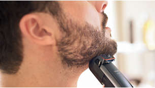Keep perfect 3 day stubble by using the 0.4 mm setting daily