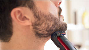 Entretenez une barbe de 3 jours impeccable en utilisant la hauteur de coupe de 0,4 mm tous les jours