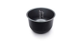 5-layer Crystal Black Pot for even heating
