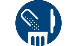 простая очистка контейнера для сбора пыли одним нажатием