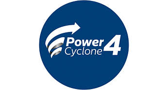 PowerCyclone technológia a nagy porszívózási teljesítmény érdekében