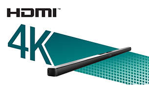 HDMI 4K2K pass-through for ultra HD content enjoyment
