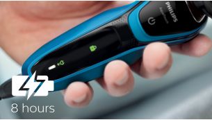 8 horas de tiempo de carga