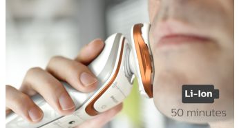 50 минути безкабелно бръснене
