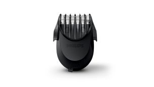 Modelador de barba "click-on" com cinco ajustes de comprimento