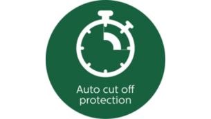 Auto cut off protection for enhanced motor life