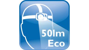 Éclairage LED Eco de 50 lm pour une inspection rapide