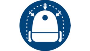 Compact şi uşor pentru curăţare fără efort şi stocare simplă