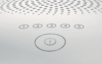 Five adjustable light energy settings