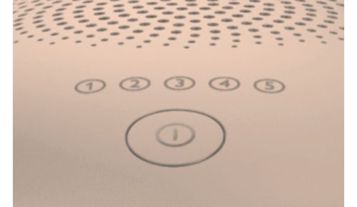 Vijf instelbare lichtsterktes
