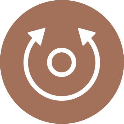 Фен-щетка автоматически вращается в двух направлениях