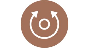 Уредът за оформяне на прически с въздух се върти автоматично в две посоки