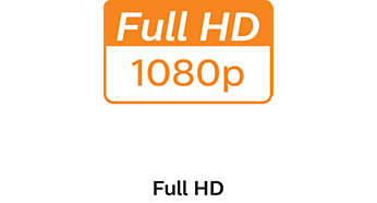 Vivid details with 1080p Full HD definition