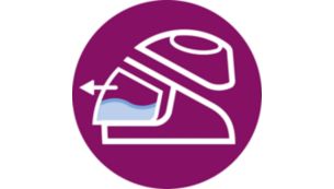 Съемный резервуар для воды 1,8 л, до 2 часов глажения