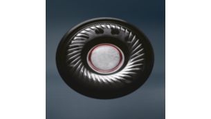 40&nbsp;mm neodymiumh&ouml;gtalarelement ger precis ljudkvalitet