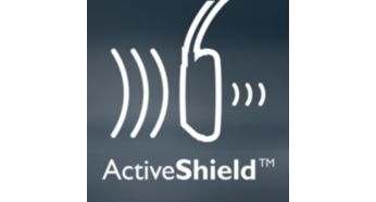 ActiveShield&trade; noise canceling reduces noise by up to 97%