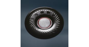 32mm neodymium speaker drivers deliver precision sound